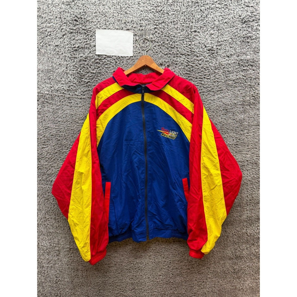 VTG Nascar Sabco Racing Coors Light Silver Bullet #42 Kyle Petty Jacket Size L